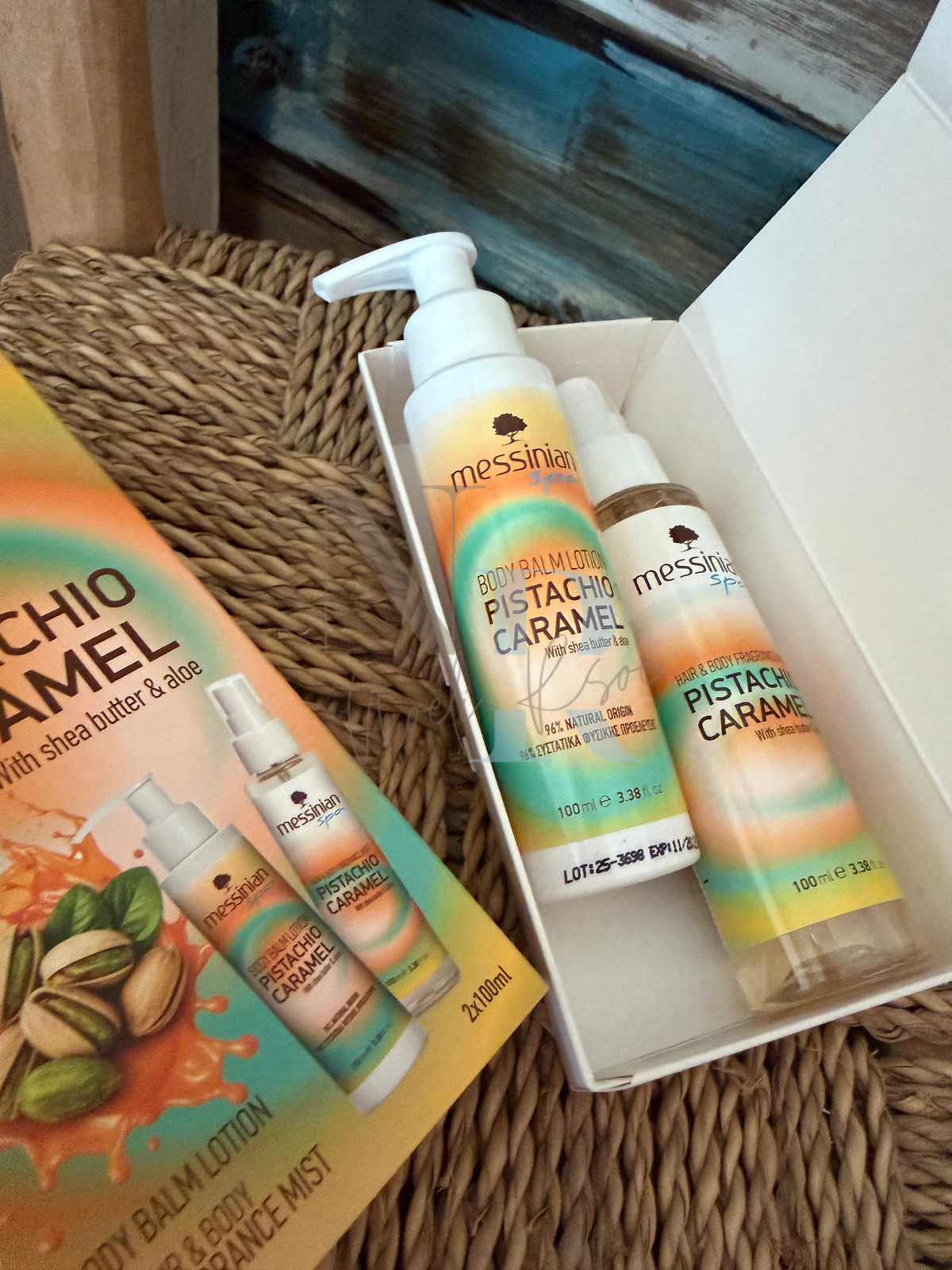 Set de Regalo Pistachio Caramel Messinian Spa