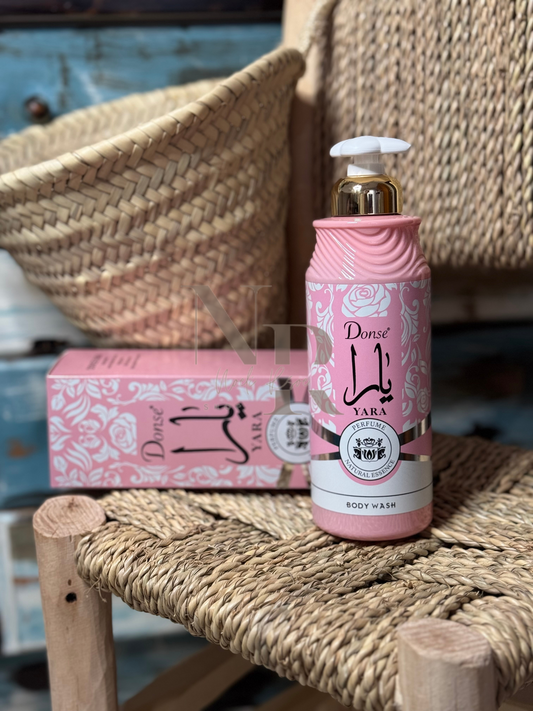 Gel de Baño Yara Rosa By Donse + Regalo Choco Musk Roll-On