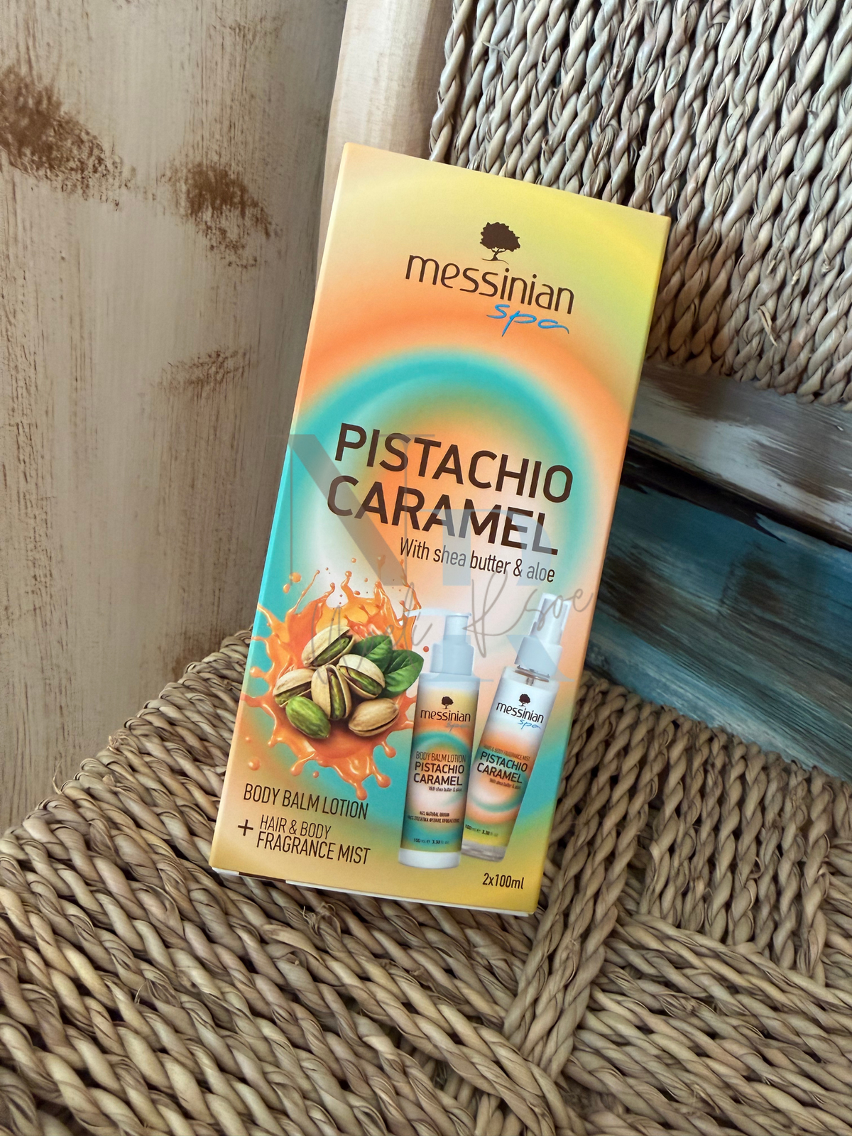 Set de Regalo Pistachio Caramel Messinian Spa