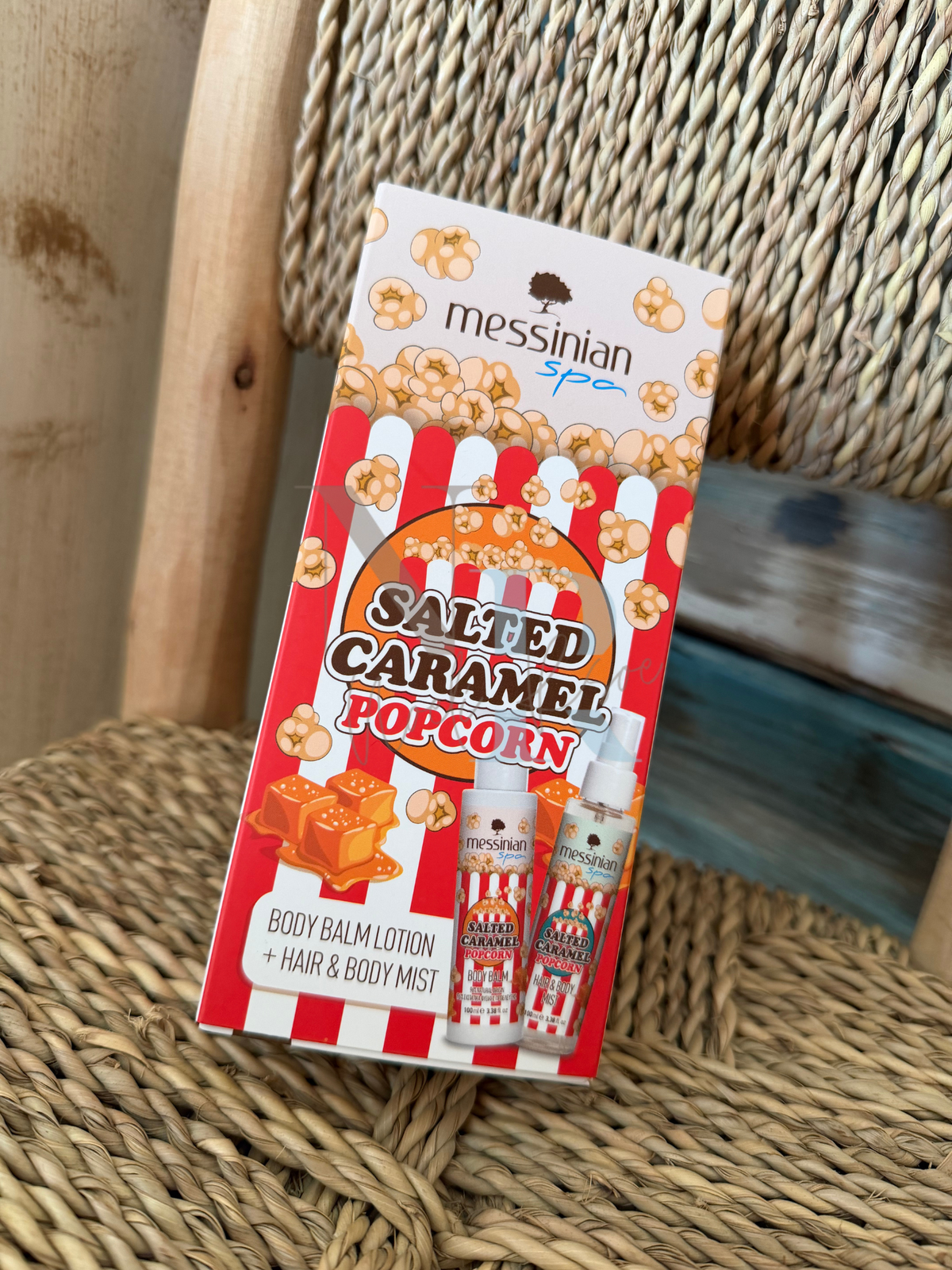 Set de regalo Palomitas de caramelo salado Messinian Spa