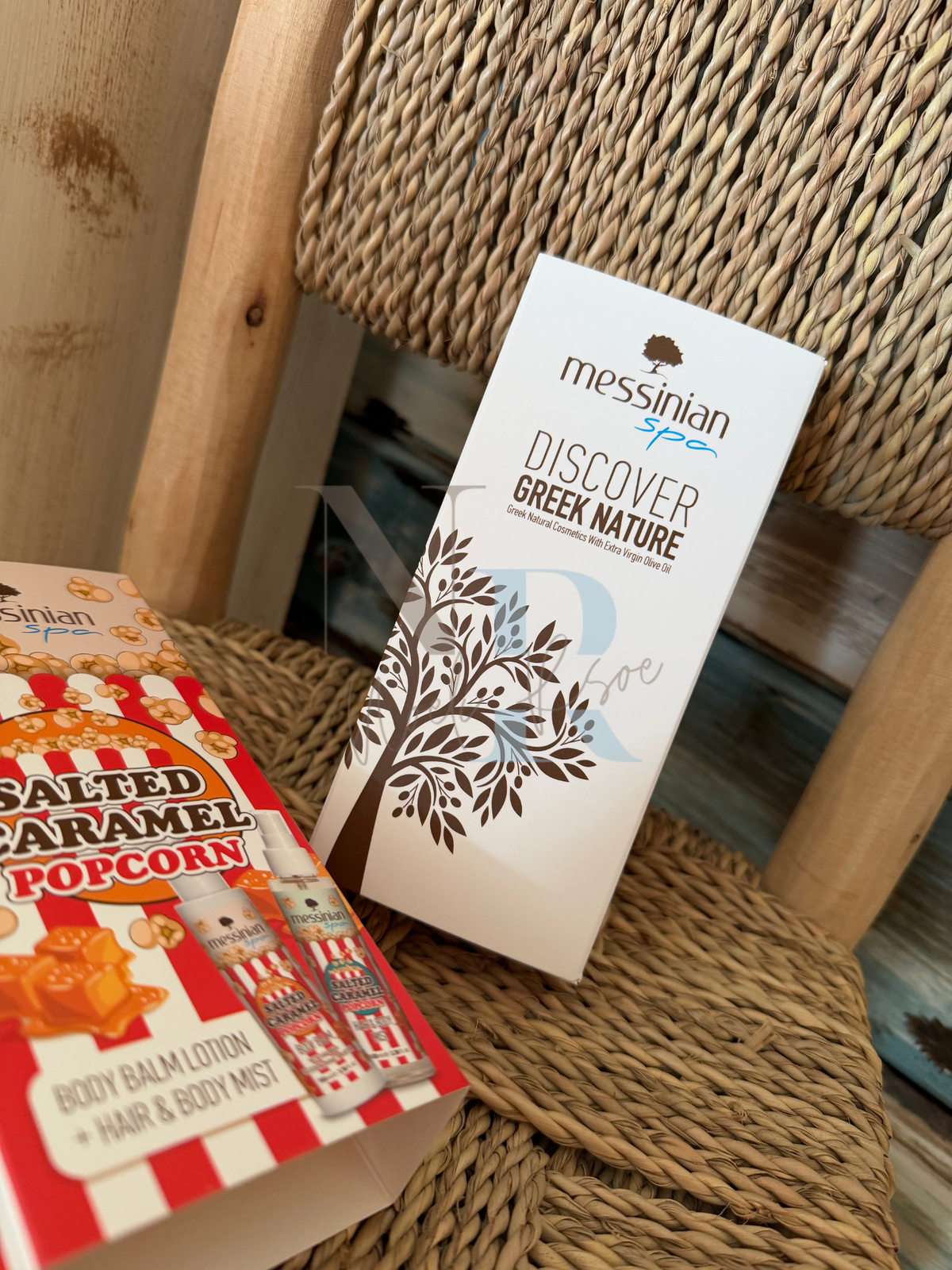 Set de regalo Palomitas de caramelo salado Messinian Spa